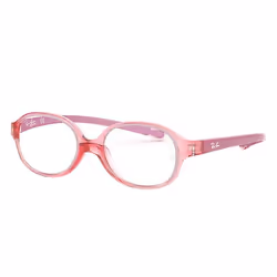 Ray-Ban RB1587, Enfant, Unisexe, Rond, Violet, Rouge, Verres non polarisés