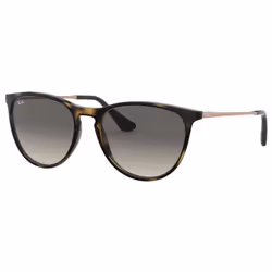Ray-Ban Izzy Gris Dégradé + Havane, Enfant, Femelle, Aviateur, Aviateur, Cerclé, Verre