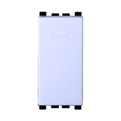 Ettroit - Bouton poussoir unipolaire 1P 16A couleur blanc Compatible avec Vimar Arke - VA1001B