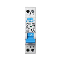 Ettroit - Disjoncteur à courant résiduel 1P+N 6A 6KA 30mA 220V
