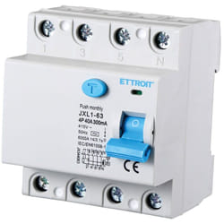 ETTROIT Disjoncteur différentiel pur 4P 40A 300mA 380V-6KA - JX344063