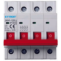 Ettroit - interrupteur-sectionneur 4P 63A 380V