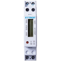 Ettroit - compteur d'electricite monophase sur rail din pour usage domestique 1 module ac 220V 5(45)A