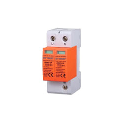 Parafoudre 220V Type T1+T2 b+c 2P Pôles 275V 25kA-50kA Occupe 2 Modules din Ettroit JX5230