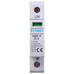 Parafoudre 1 Module Type T2 1p 10ka-20ka Limitation De Vitesse Pour Rail Din