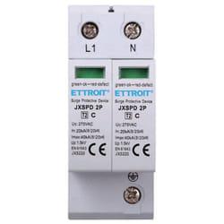 Ettroit - JX5220 Parafoudre 2P 20KA-40KA T2 2P 275V 20KA