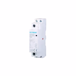 Contacteur 2P 20A 2NO 250V AC, idéal pour une large gamme d'applications résidentielles et industrielles. Il peut gérer une c ...