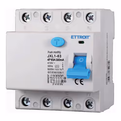Le disjoncteur à courant résiduel pur ETTROIT JX346368 est un dispositif de protection essentiel pour les systèmes triphasés, ...