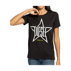 Tee shirt à gros logo étoile  -  Diesel - Femme