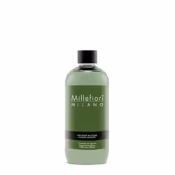 Millefiori Verdant Escape, Bouteille, Liquide, Ambre, Poivre noir, Bois de cachemire, Cèdre, Elémi, Gingembre, Pamplemousse,  ...