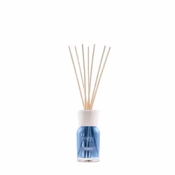 Millefiori Blue Posidonia diffuseur aromatique Flacon de parfum Verre, Bois Bleu, Blanc, Bois
