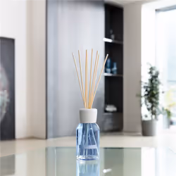 Millefiori Blue Posidonia diffuseur aromatique Flacon de parfum Verre, Bois Bleu, Blanc, Bois