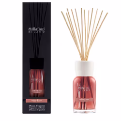 Millefiori Ambra & Rosa, Flacon de parfum, Diffuseur bâtonnet, 0,5 L