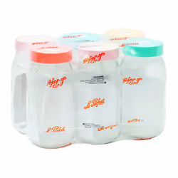 Bocal à vis 2 L + couvercle plastique - de la marque LE PARFAIT est idéal pour conserver de gourmandes confitures maison ou r ...