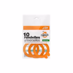 Sachet 10 rondelles universelles 2 oreilles 85 mm - Super - 2 oreilles pour une ouverture ultra-facile ! - Fabriquées au Sri  ...