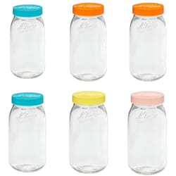 Le Parfait - Bocal à vis Colors de 2 l (lot de 6)