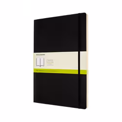 Moleskine Classic A4, Monochromatique, Noir, A4, 192 feuilles, 70 g/m², Couverture souple