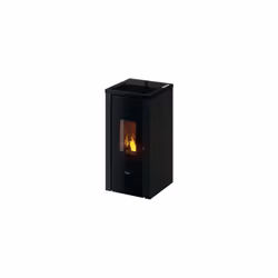 Poele a' granule's a' air Pegaso Vera 7 7 kW avec revetement en acier peint anthracite pour 138 m