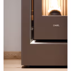 Cadel Prince 11 poêle Pose libre Pellet Noir, Blanc
