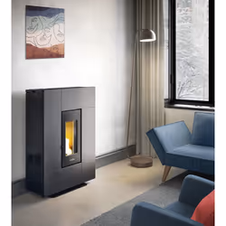 Cadel Grace 7 poêle Pose libre Pellet Noir, Blanc