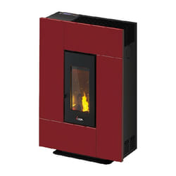 Cadel Grace 7 poêle Pose libre Pellet Noir, Rouge