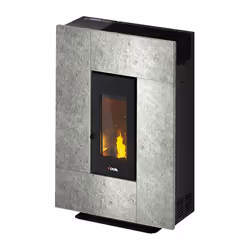 Cadel Grace 7, Pose libre, Noir, Gris, Fonte, Acier, pierre, 12 kg, Arrière, Pellet