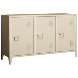 BUFFET - Buffet de salon avec portes battantes et étagères intérieures, surélevé du sol et avec poignées pratiques, Buffet él ...