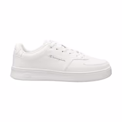 Baskets - CHAMPION - Newman Low - Blanc - Lacets - Plat