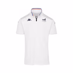 Polo - Kappa - Angaf - BWT Alpine F1 Team - Officiel - Blanc - Manches courtes