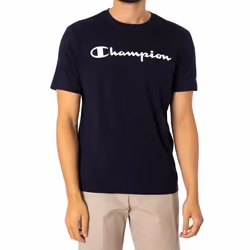 Champion Pour des hommes T-shirt graphique confort Bleu