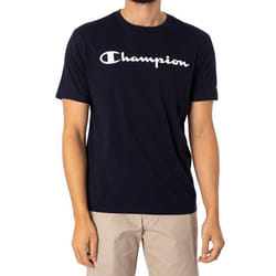 Champion Pour des hommes T-shirt graphique confort Bleu