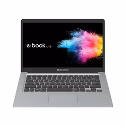 Microtech e-book Lite D, Intel® Pentium® Silver, 1,1 GHz, 35,8 cm (14.1"), 1366 x 768 pixels, 4 Go, 128 Go
