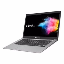Microtech e-book Lite D Intel® Pentium® Silver N5030 Ordinateur portable 35,8 cm (14.1") HD 4 Go LPDDR4-SDRAM 128 Go eMMC Wi-Fi 5 (802.11ac) Windows 11 Home Gris