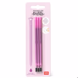 Recharge Legami pour stylo gel effaçable - Pack de 3 - Encre violet