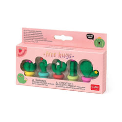 Gommes parfumées - LEGAMI - Cactus - Lot de 5 - Fraise - 3x5 cm