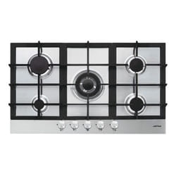 Airlux AT955HIX plaque Acier inoxydable Intégré Gaz 5 zone(s)