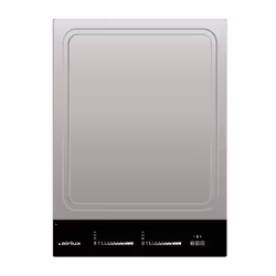 Airlux ATPN42BK, Noir, Acier inoxydable, Intégré, Plaque avec zone à induction, Acier inoxydable, 2 zone(s), 2 zone(s)