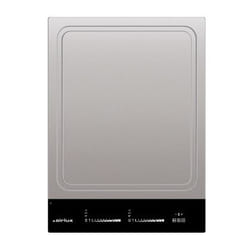 Airlux ATPN42BK plaque Noir, Acier inoxydable Intégré Plaque avec zone à induction 2 zone(s)