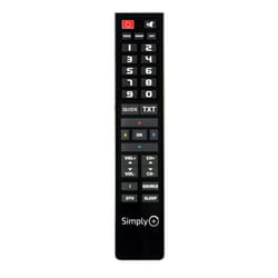 Superior Electronics Simply + télécommande TV Appuyez sur les boutons