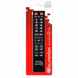 Superior Electronics Simply Digital TV télécommande Appuyez sur les boutons