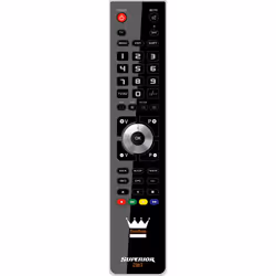 Superior FREEDOM 2v1, DTT, DVD/Blu-ray, Centre de contrôle, Media player, SAT, TV, VCR, RF sans fil, Appuyez sur les boutons, ...