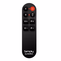 Superior Electronics Simply, TV, Appuyez sur les boutons, Noir