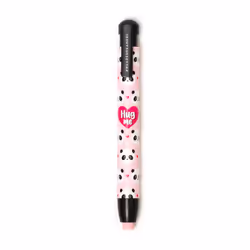 Legami Gomme en Forme de Stylo - Oops! Panda, Plastique, Caoutchouc, Multicolore, Enfants, 10 mm, 10 mm, 128 mm