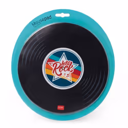 Tapis de souris - LEGAMI - Vinyle - Surface anti-poussière - Base antidérapante - 22.3x23.3 cm