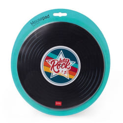 Tapis de souris - LEGAMI - Vinyle - Surface anti-poussière - Base antidérapante - 22.3x23.3 cm