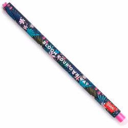 Stylo à encre gel effaçable - Legami - Ours floral - 07 mm - Encre turquoise - Effaçable