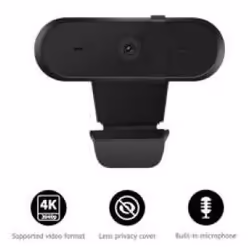 Nilox CON MICROFONO 4K webcam 8 MP 3840 x 2160 pixels USB 2.0 Noir