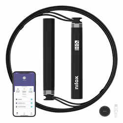 Nilox NXSMARTROPE corde à sauter Noir Bluetooth