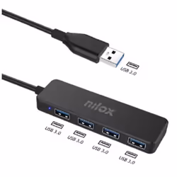 Nilox HUB USB 4 PORTE USB 3.0