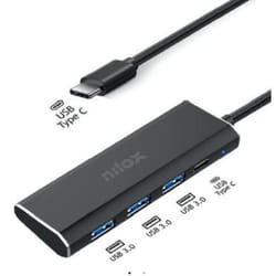 Nilox HUB USB C 3USB3.0 1USBC